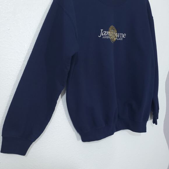 Historic Jamestowne Sweatshirt Womens Size Small Blue Jamestown Embroidered - Picture 8 of 10